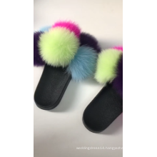 QZTX10 Moroccan Pom Pom Slippers And Yarn Ball Pom Slippers